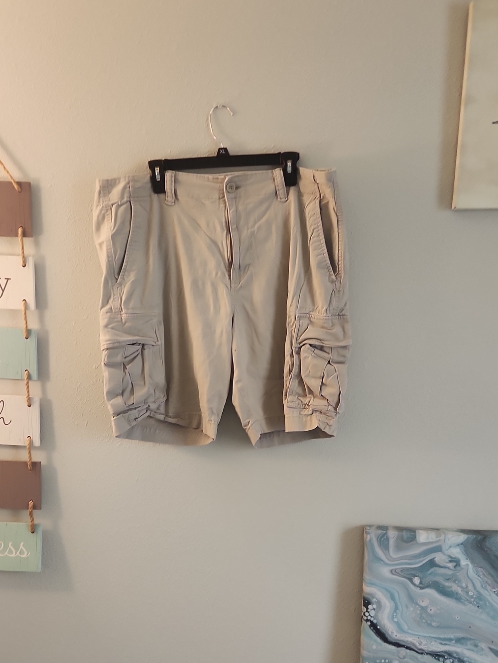 Old Navy Khaki Cargo Shorts